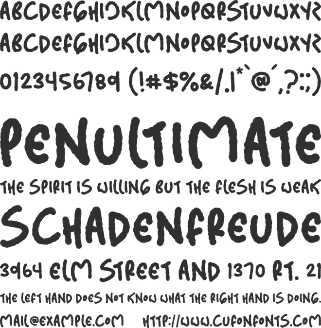 Giantrick Sadlyre font preview