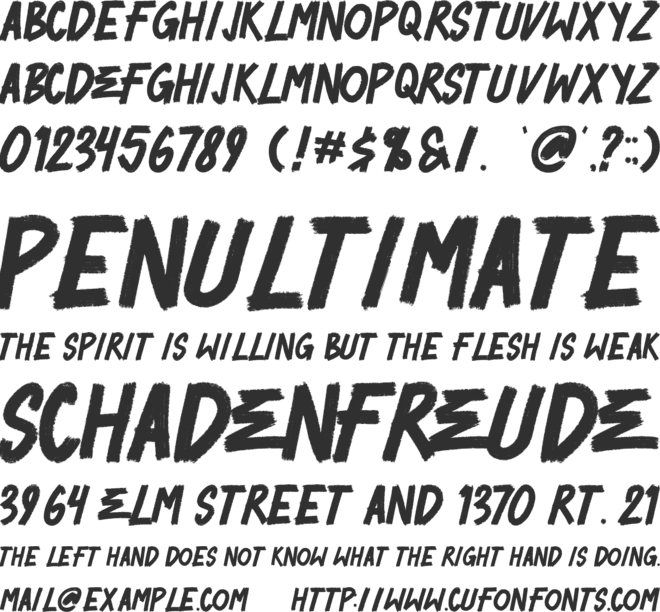 HAERME font preview