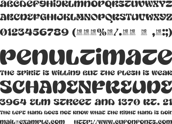 Nueva Garcia font preview