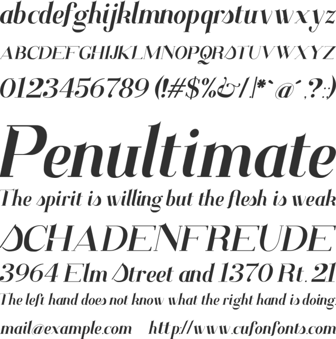 Salesmanio font preview