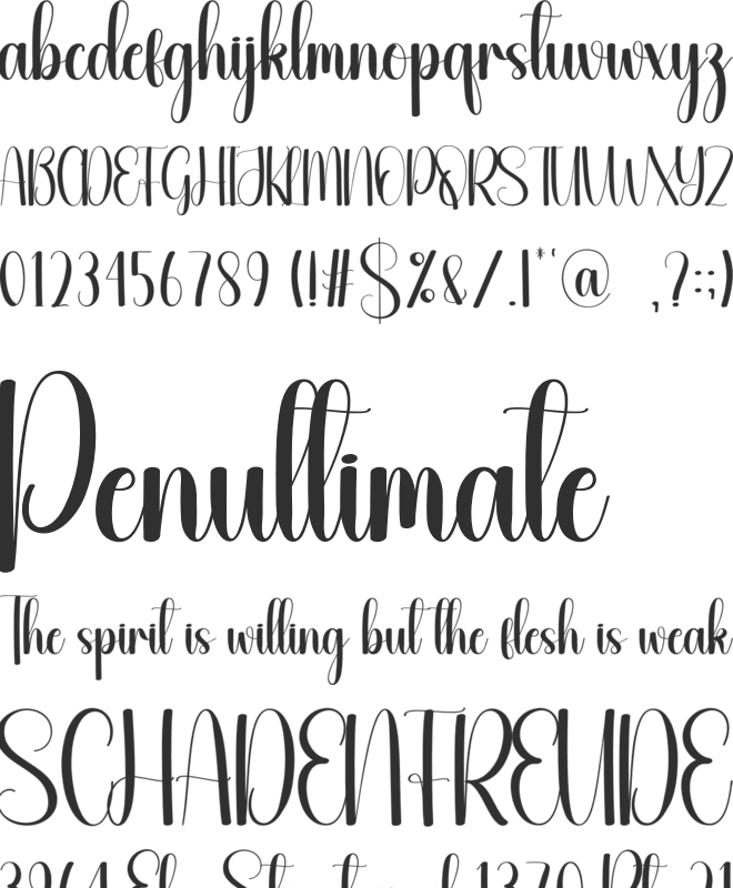 Blackbracelet font preview