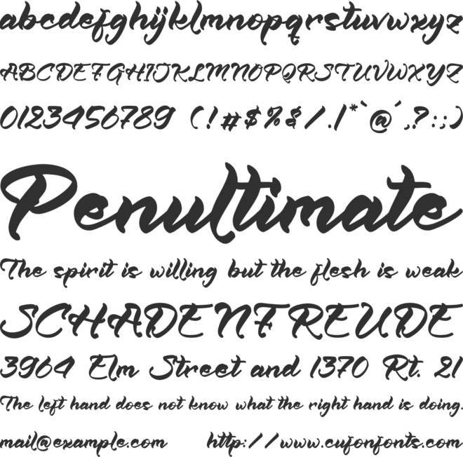 Rokinrolly Qilantesa font preview