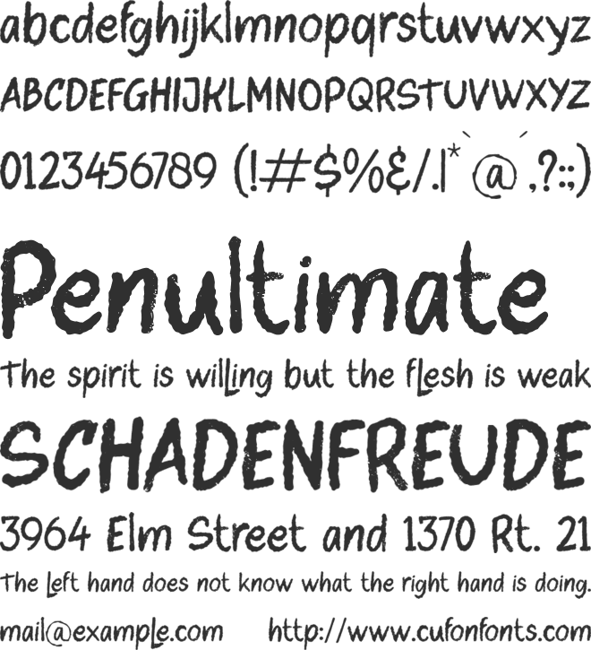 Raftlife Legacy font preview