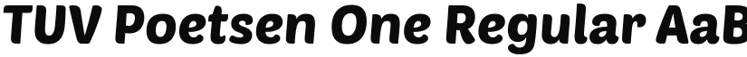 TUV Poetsen One font download