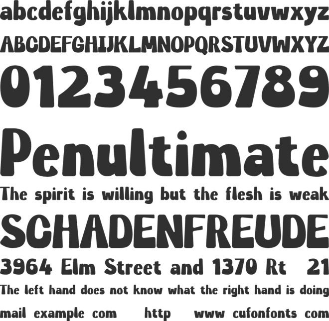 Traseraha Personal Use font preview