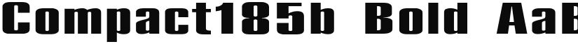 Compact185b font download