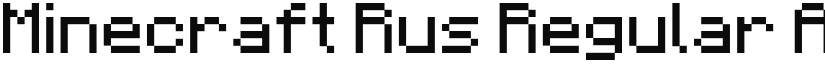 Minecraft Rus font download