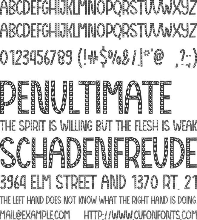 Christmas Of Love font preview