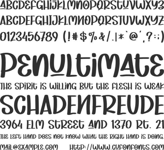 Stars Borneo - Personal Use font preview