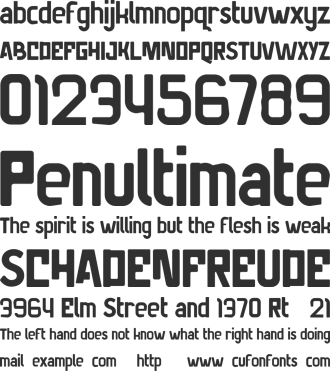 Lagoona Boo Personal Use font preview