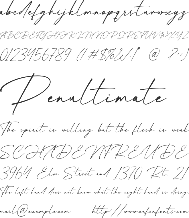 Brittona font preview