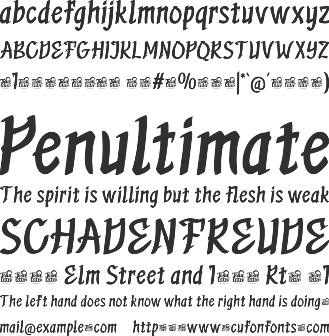 Liymadz Trial font preview