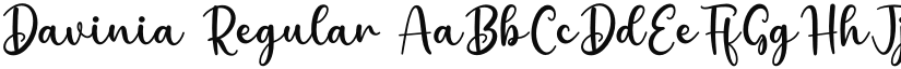 Davinia font download