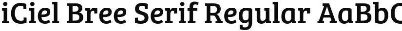 iCiel Bree Serif font download