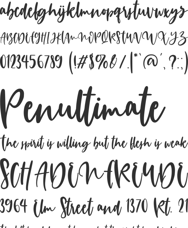 Hillogam Personal Use Only font preview