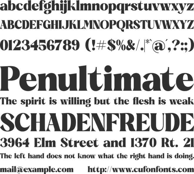 Beatnik Garden font preview