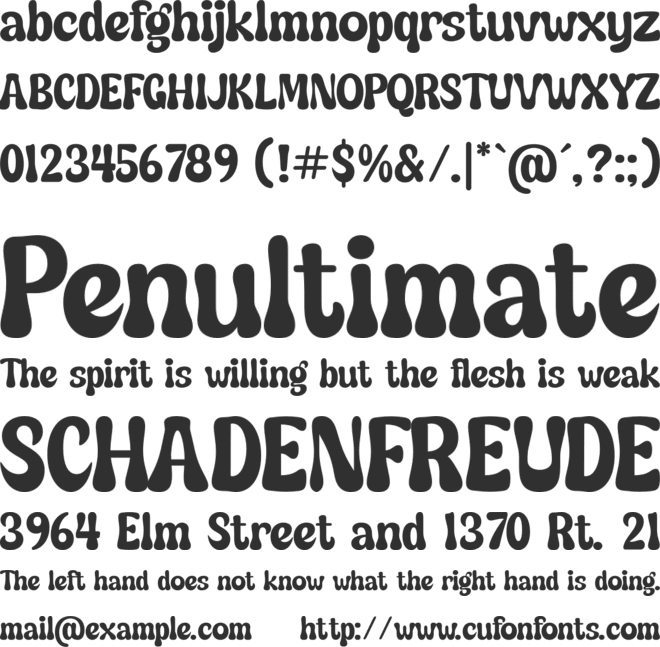 Mintage Twentys font preview