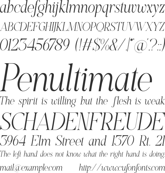 Nauka font preview