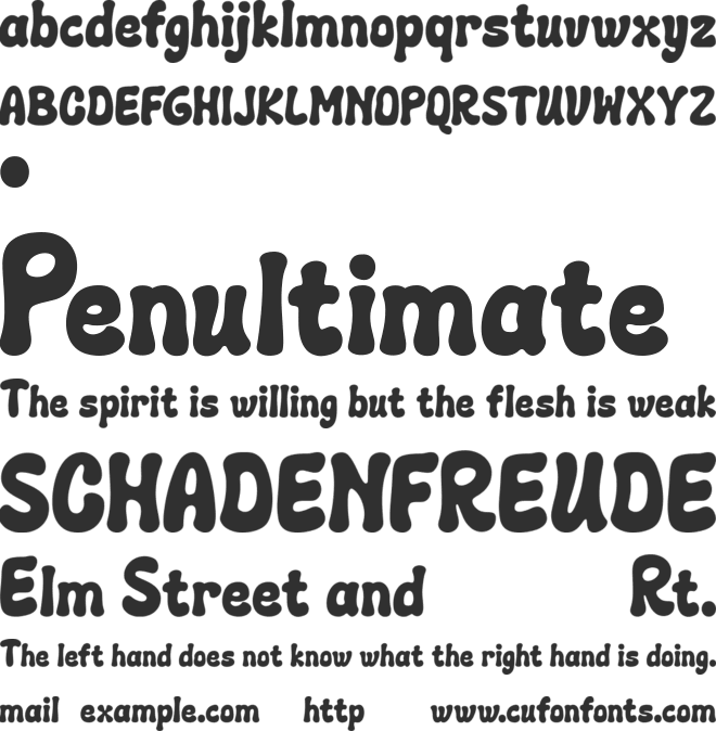 Nosra Land font preview