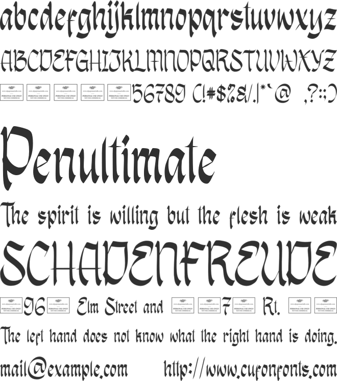 Last Chronicle Free font preview