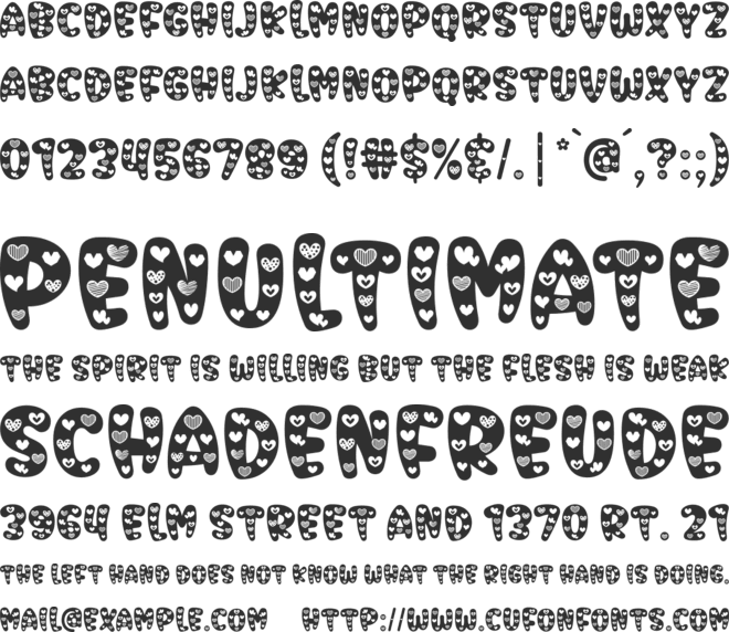 Lovin Kites font preview