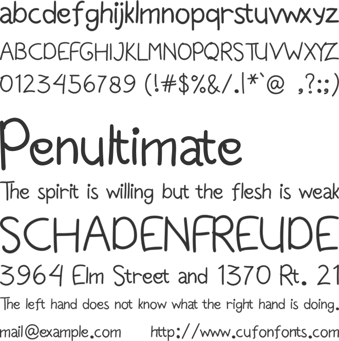 Blue Bubbles font preview