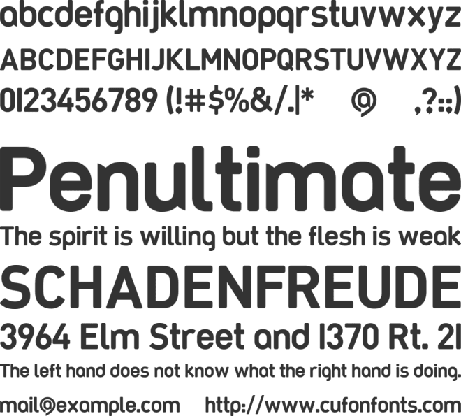 Hublish Redux font preview