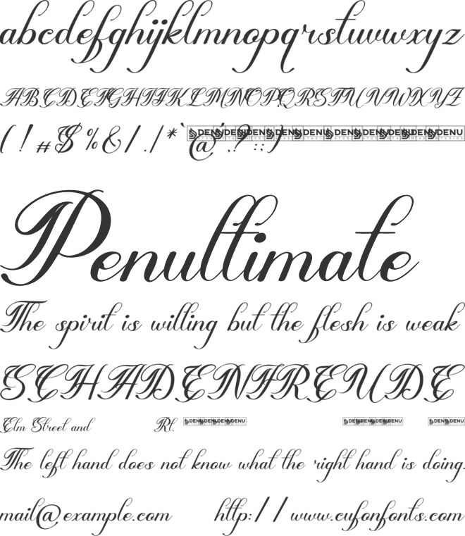 Bebegik Panthay font preview