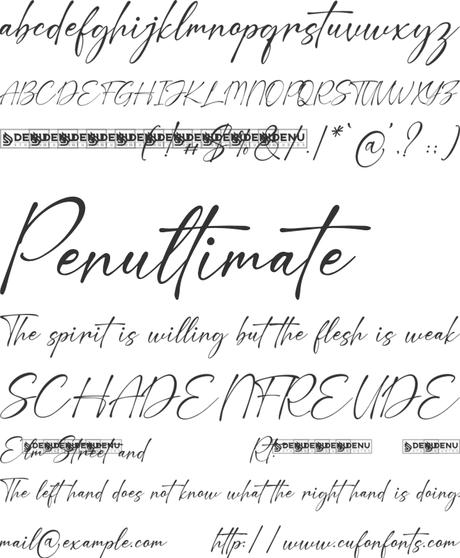 Amatullah Mahiya font preview