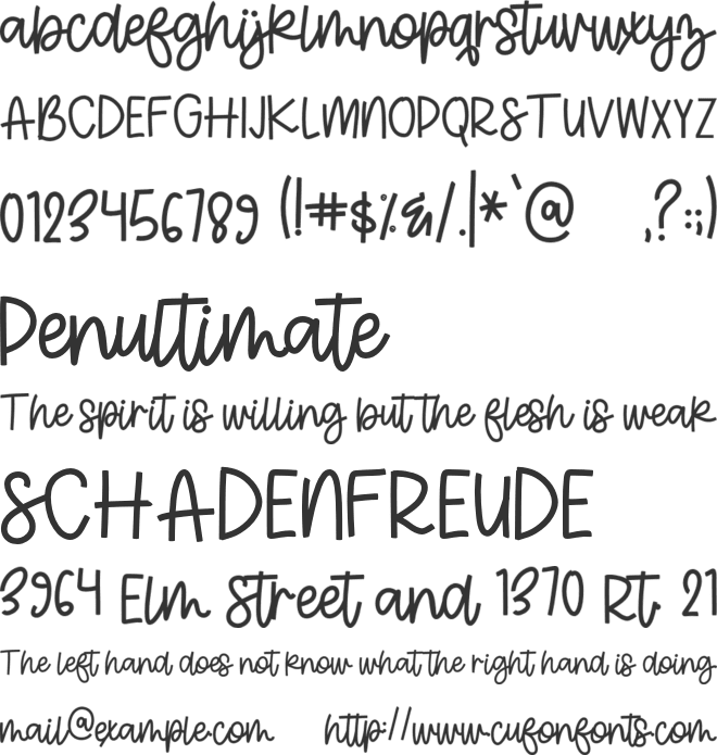 Farmhouse Display font preview