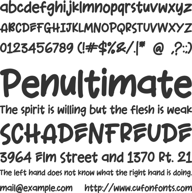 Urang Kaya font preview