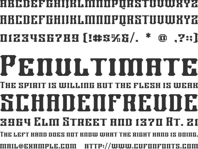 Carson Beer font preview