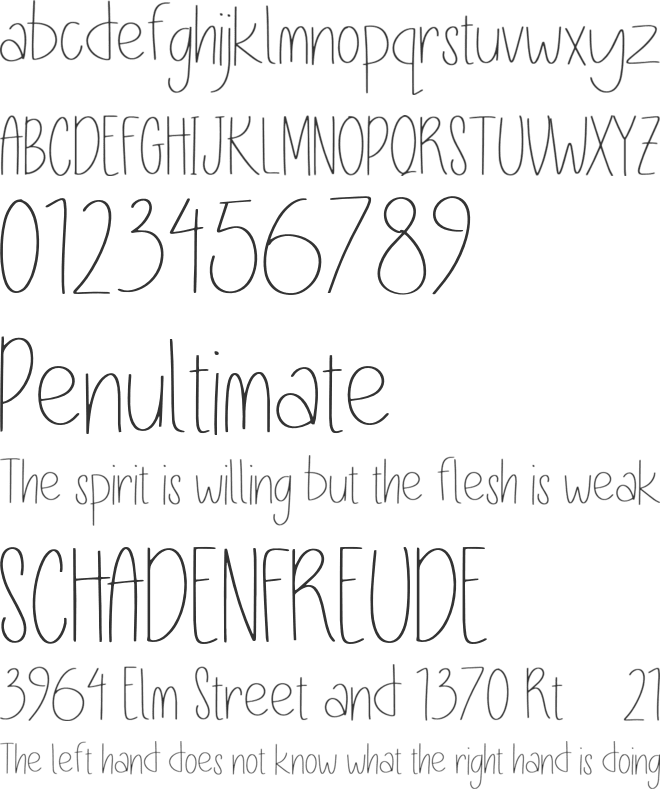 Nimo Tepen Personal Use font preview