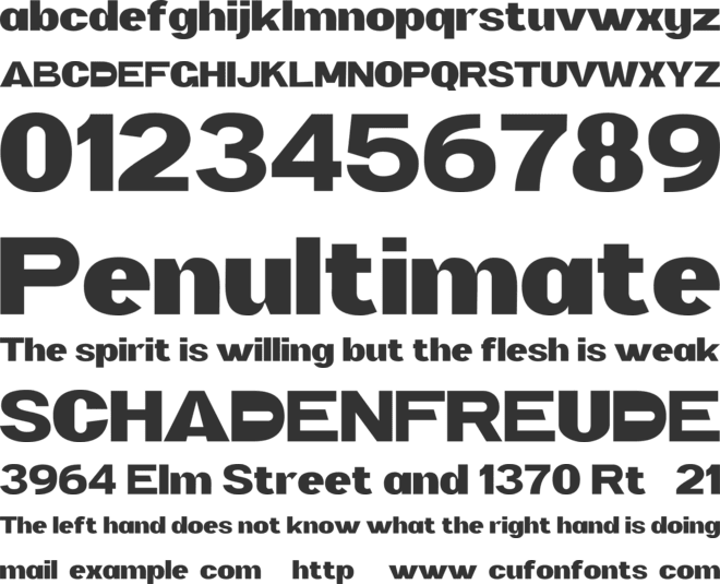 Tournets Personal Use font preview