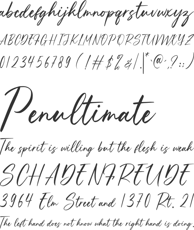 Onlytime font preview