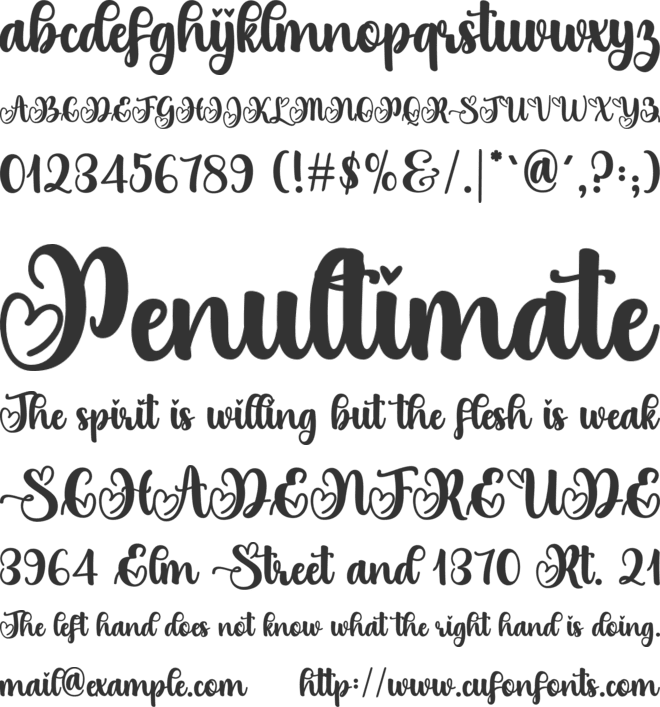 Sahir Yesta font preview