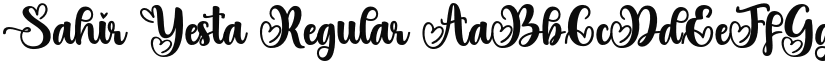 Sahir Yesta font download