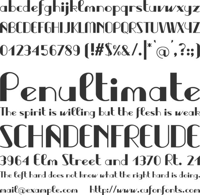 Valentino font preview