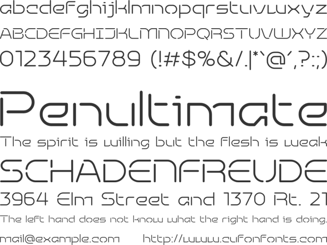 Neon Bright font preview
