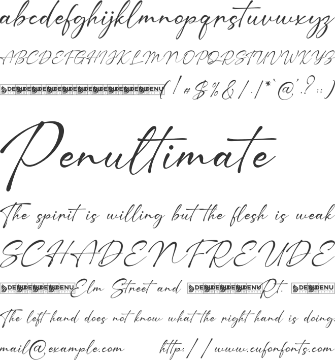Feylany Suantika font preview