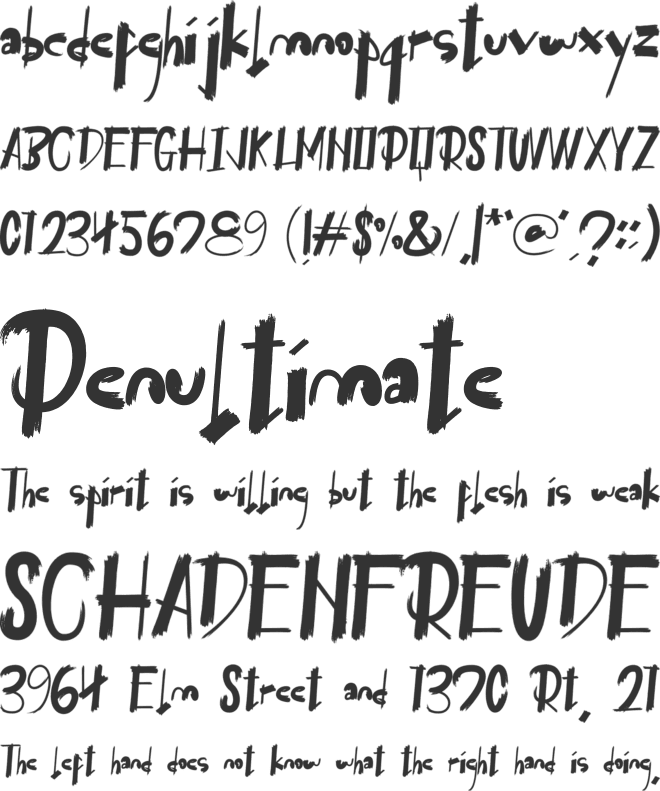 Borast font preview