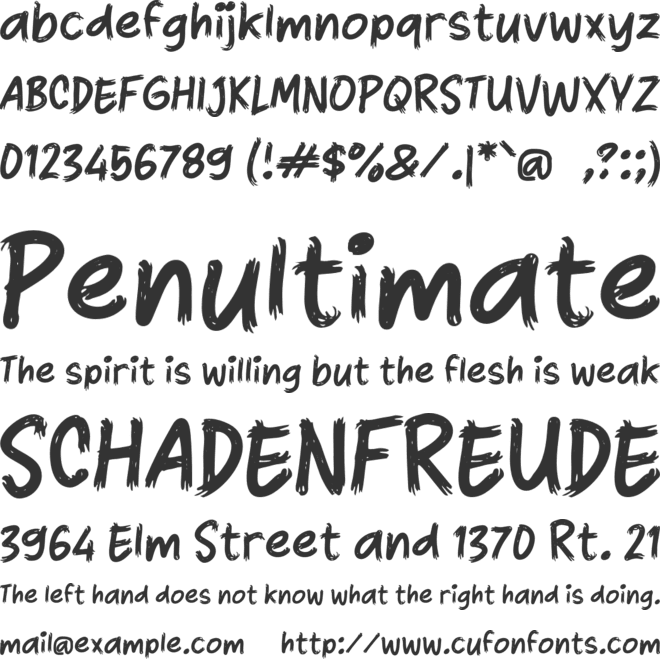 K Kesah Rumiyin font preview