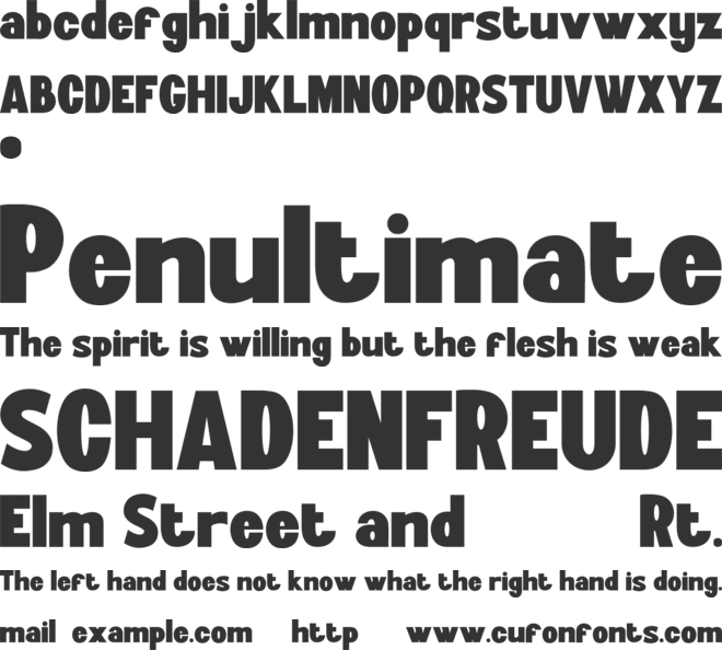 Grip Grafted font preview