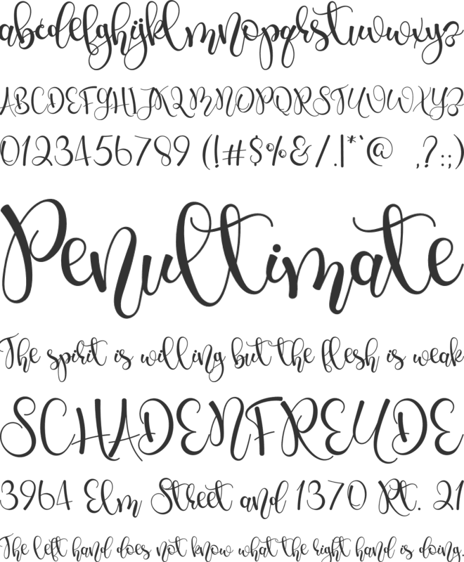 Glassy Anchor font preview