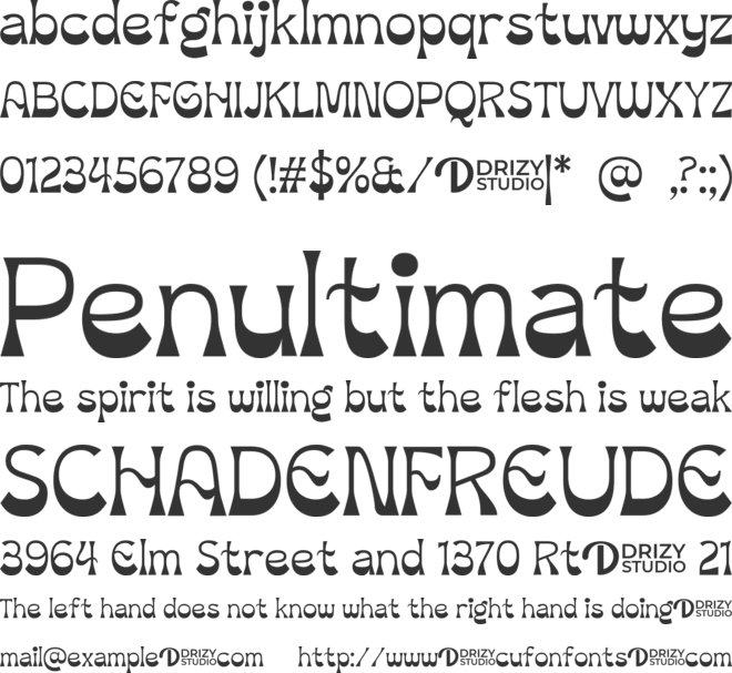 Gothemian font preview