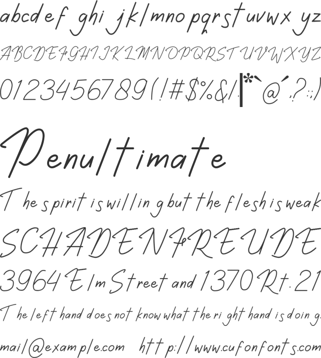 Hello Ketta font preview