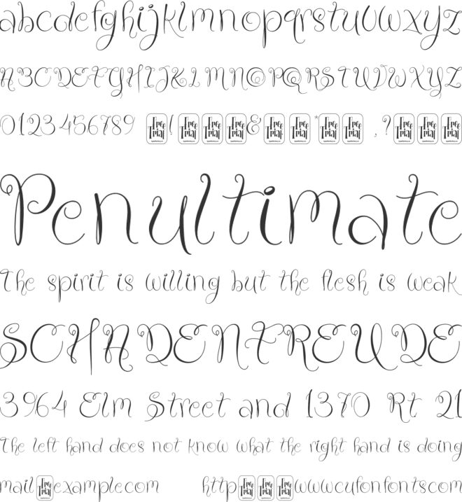 Tiny Foxy font preview