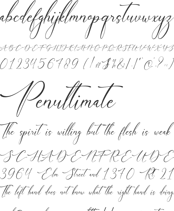 Funittey font preview