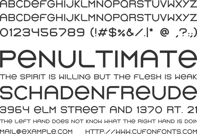 Onoma font preview