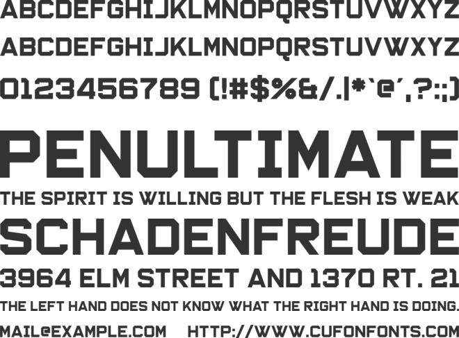 Survival Instinx font preview